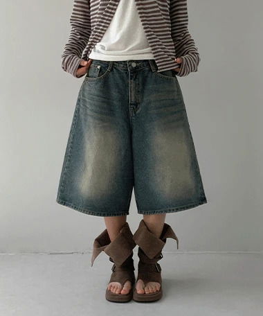 Vitoni Wide Bermuda Pants
