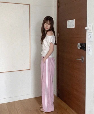 위린스 나일론 트랙 밴딩팬츠