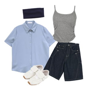 shirt,jeans,sleeveless,newjeans 코디