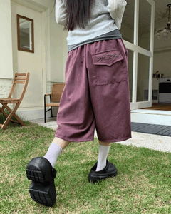 Newo Biz Pocket Pintuck Bermuda Pants