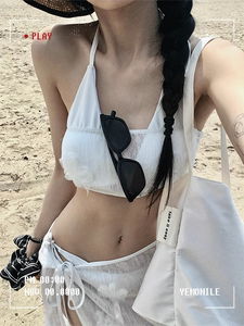 Amy chiffon bikini swimsuit set