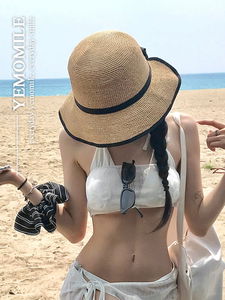 Mango Ribbon Raffia Hat