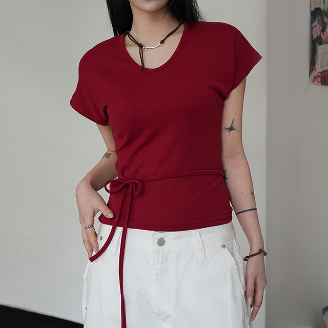 Sorbet Ribbon T-Shirt 短袖上衣