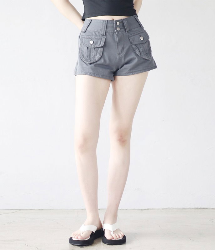 Brick Cargo High Waist Shorts 短裤