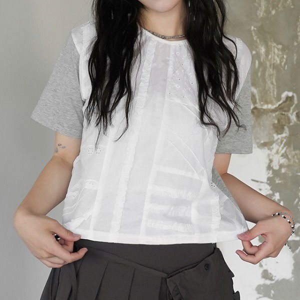 Deepin Patchwork T-shirt 短袖上衣