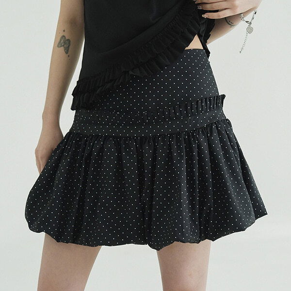 Bloni Dot Pumpkin Skirt