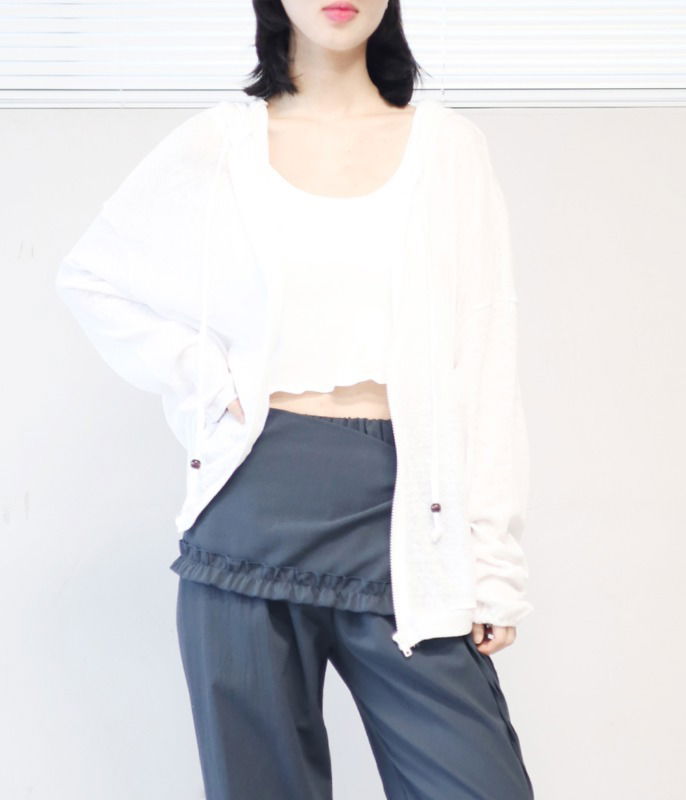 Chateau Linen Overfit Zip-Up 拉鍊外套