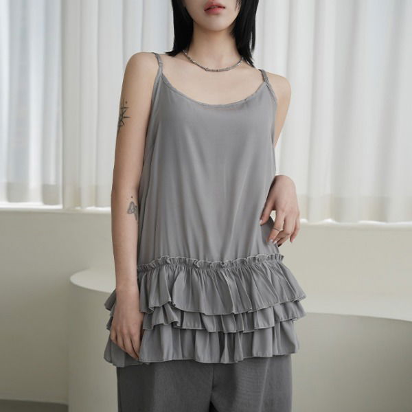 Polina Frill Sleeveless Dress