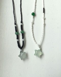 Batz Vintage Star Beads Gem Necklace