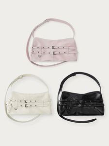 Edge Belt Buckle Strap Shoulder Bag Crossbody Bag