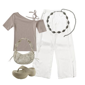 pants,ShortSleeve,belt 코디