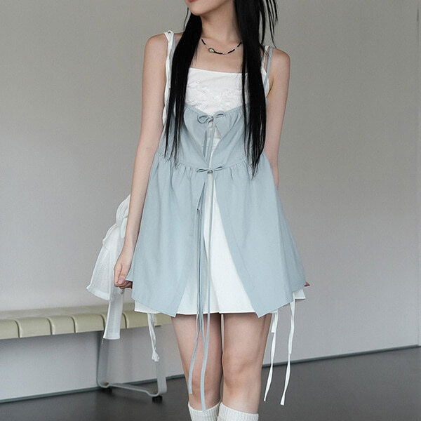 Sheena Ribbon Bustier 无袖