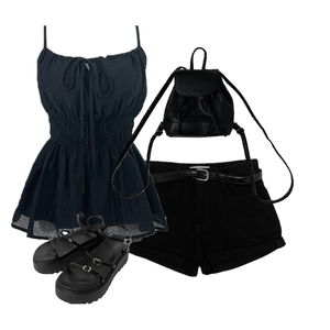 ShortPants,sleeveless,backpacks 코디