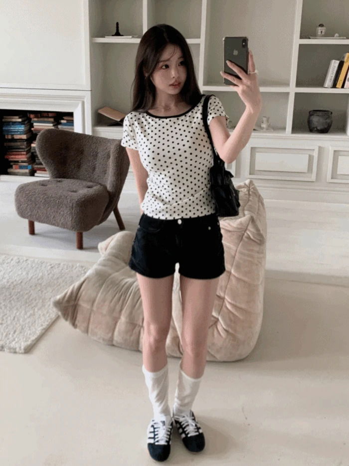牛仔短褲