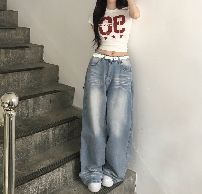 반팔 티셔츠 모델 착용 이미지-S1L8