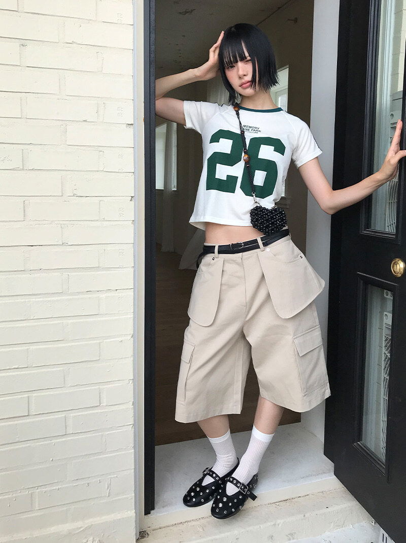 OUT POCKET BERMUDA PANTS