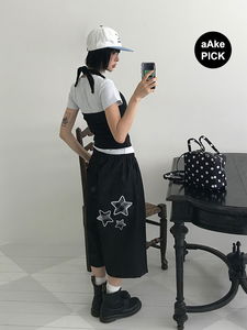 3-STAR PATCH BERMUDA PANTS (3color)