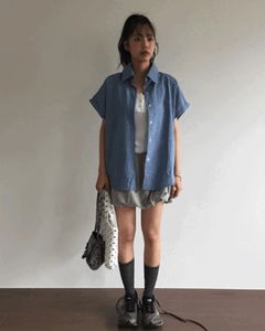 Eden Roll Up Check Shirt