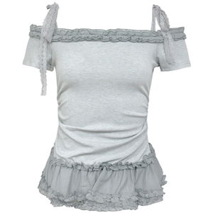 Fairy Ruffle Ribbon Blouse