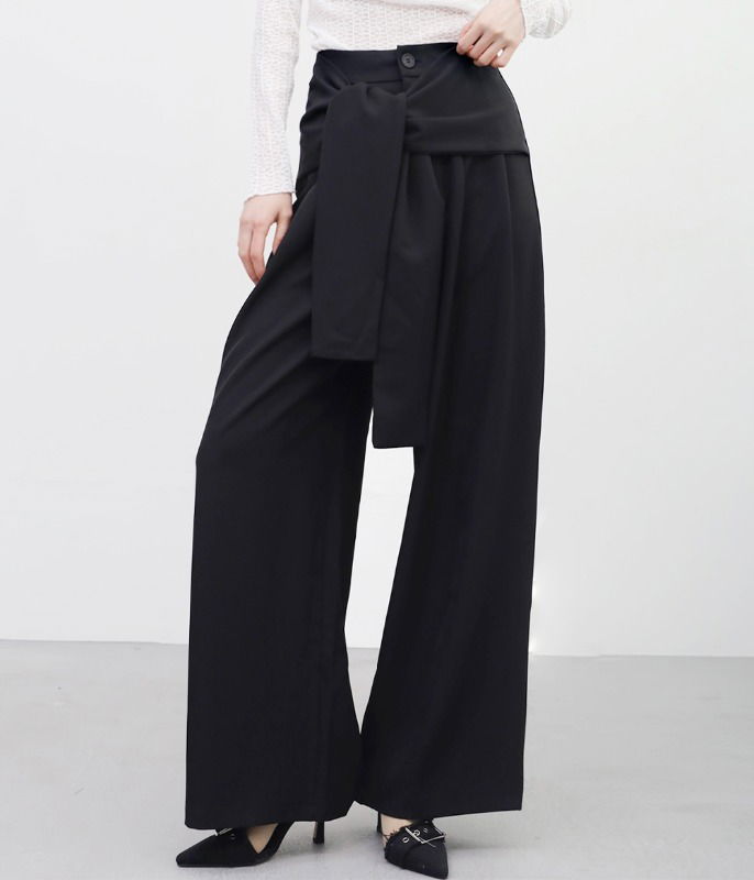 Gelle knot wide pants