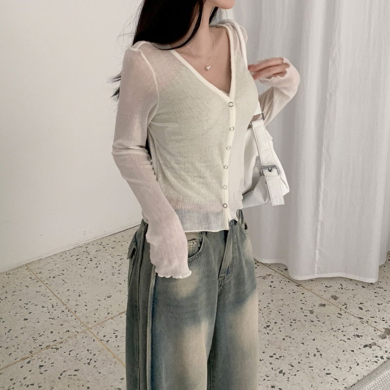 민소매 모델 착용 이미지-S1L17