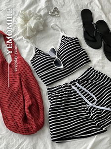 Vibe Terry Pants Swimsuit Set