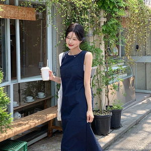 Yuhi Nylon Backstrap Long Dress