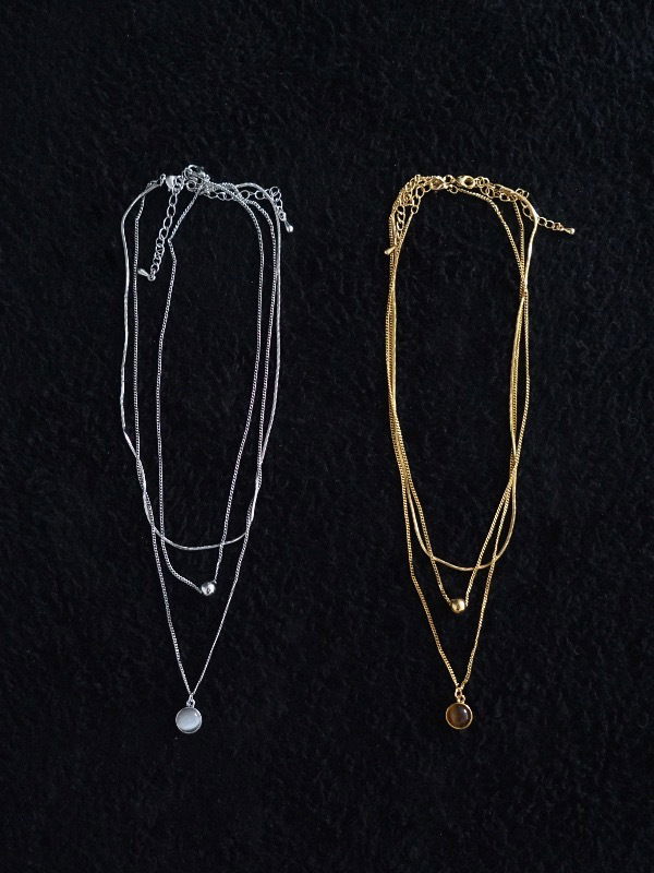 CATS EYE NECKLACE SET