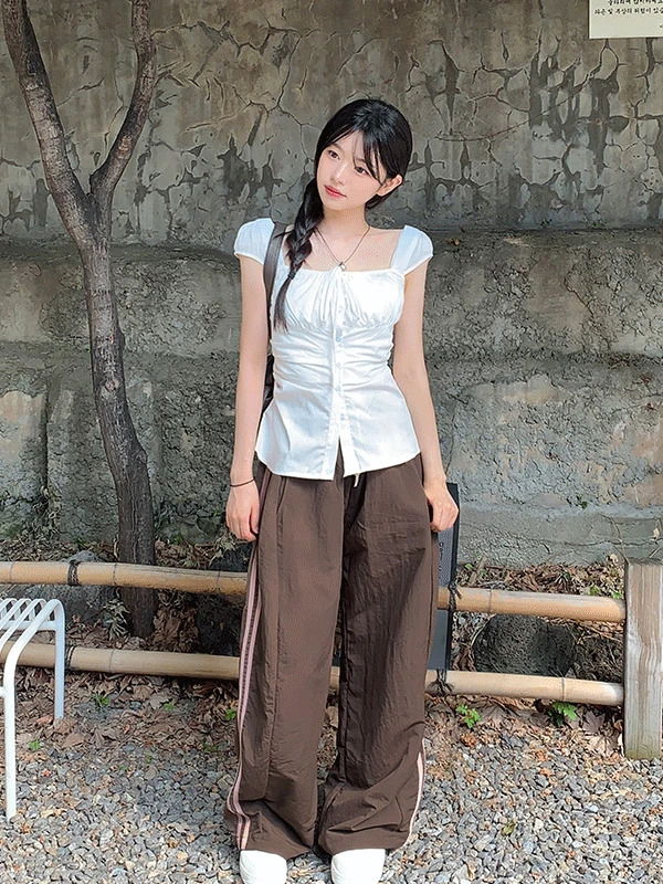 ワイドパンツ