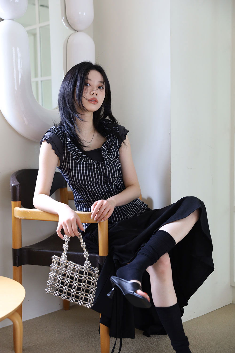 드레스 모델 착용 이미지-S1L13