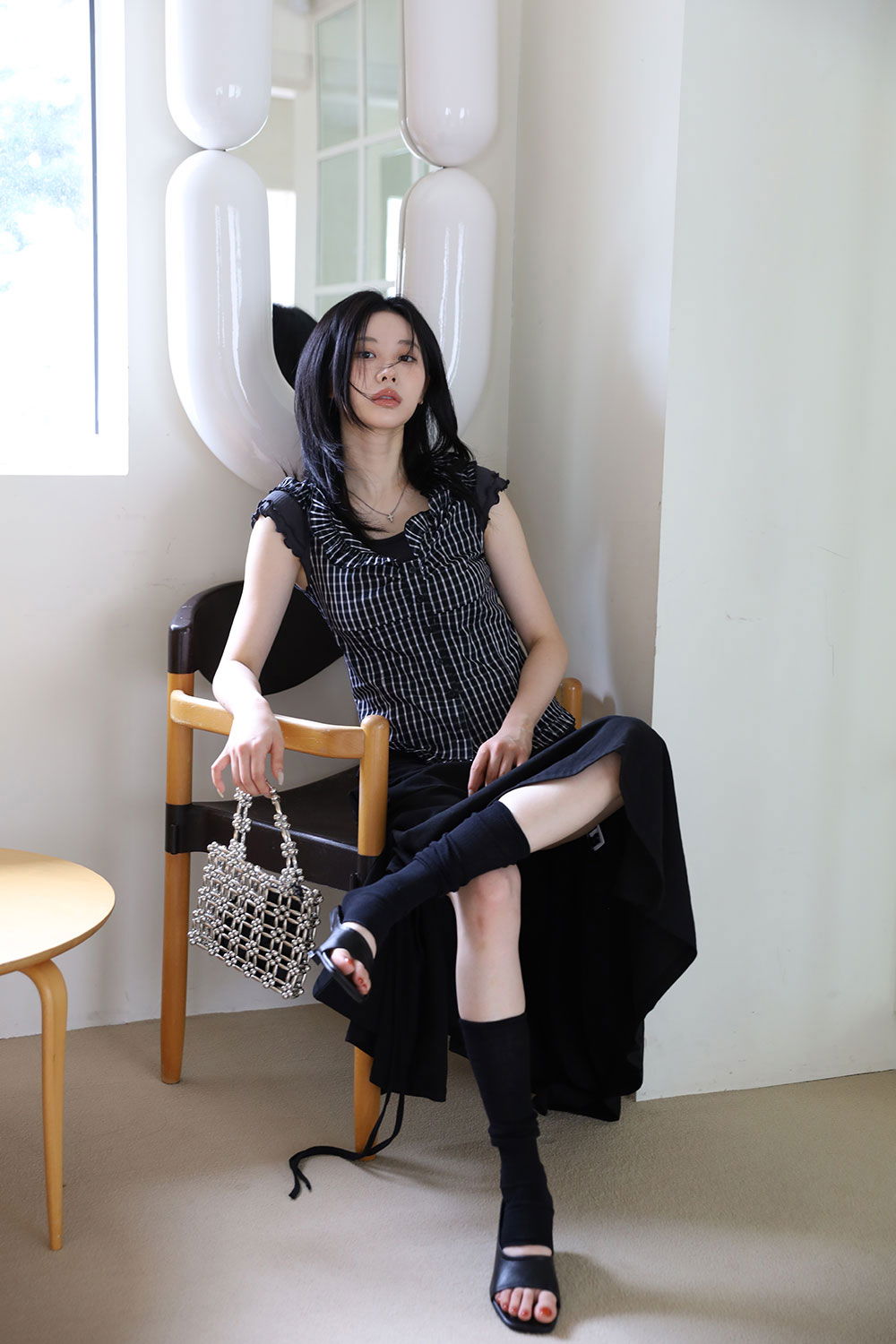 드레스 모델 착용 이미지-S1L16