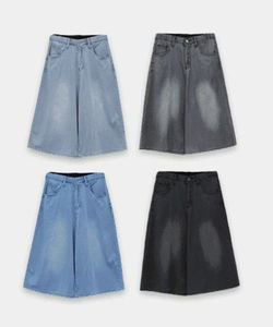 나에나 베이직 심플 버뮤다 팬츠