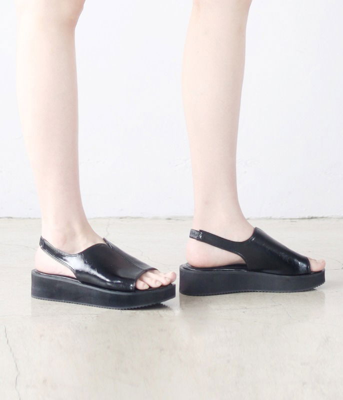 Benin Crinkle Platform Sandals 涼鞋