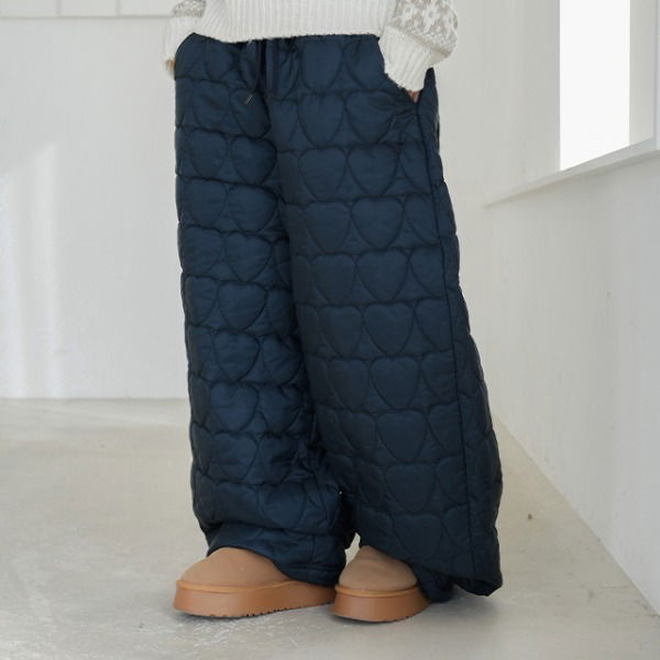 Keiming Heart Padded Pants
