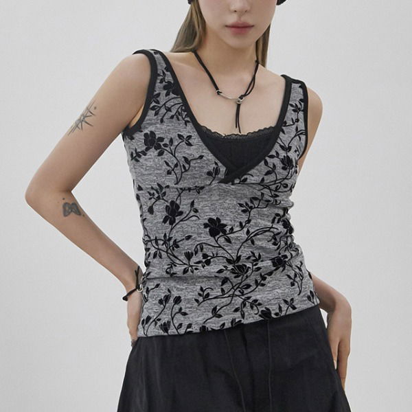 Shiori Flower Sleeveless