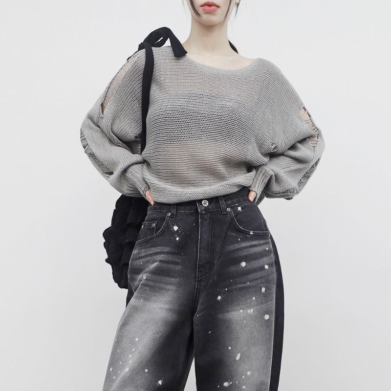 Onbia Damage Knitwear
