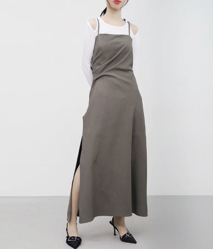 Solute long slip Dress
