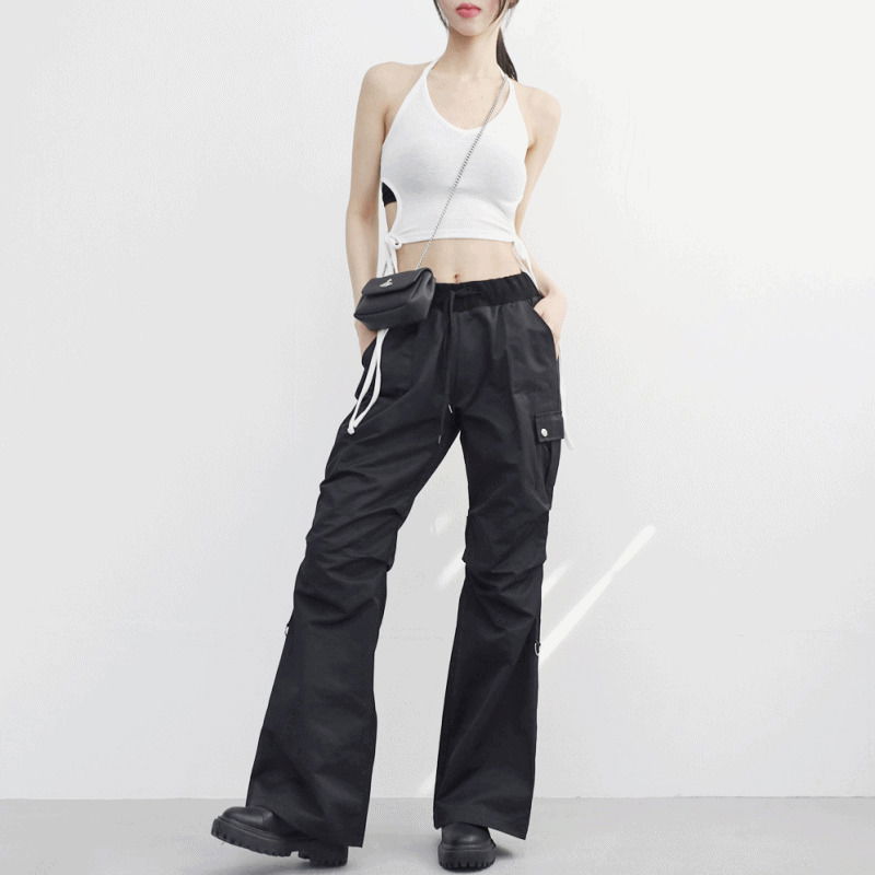 Russo D-ring low-rise pants