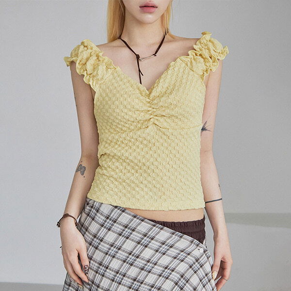 Hyoi Shirring T-shirt
