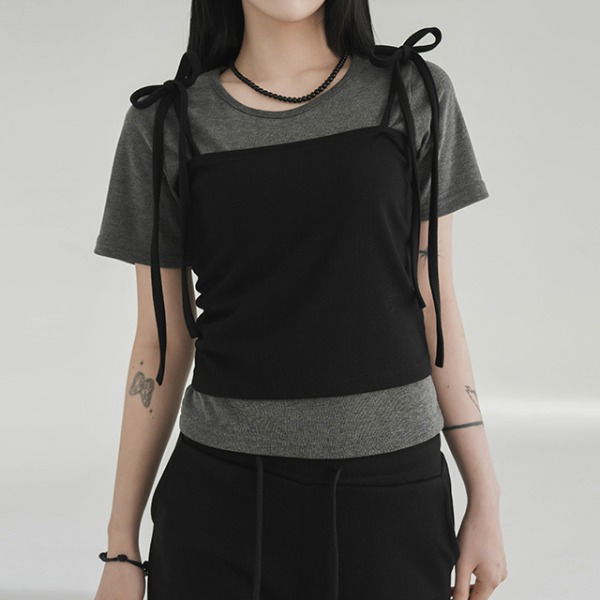 Wonder Ribbon Sleeveless & T-shirt