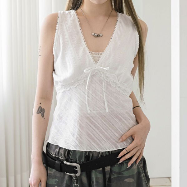 Perky Sleeveless Blouse