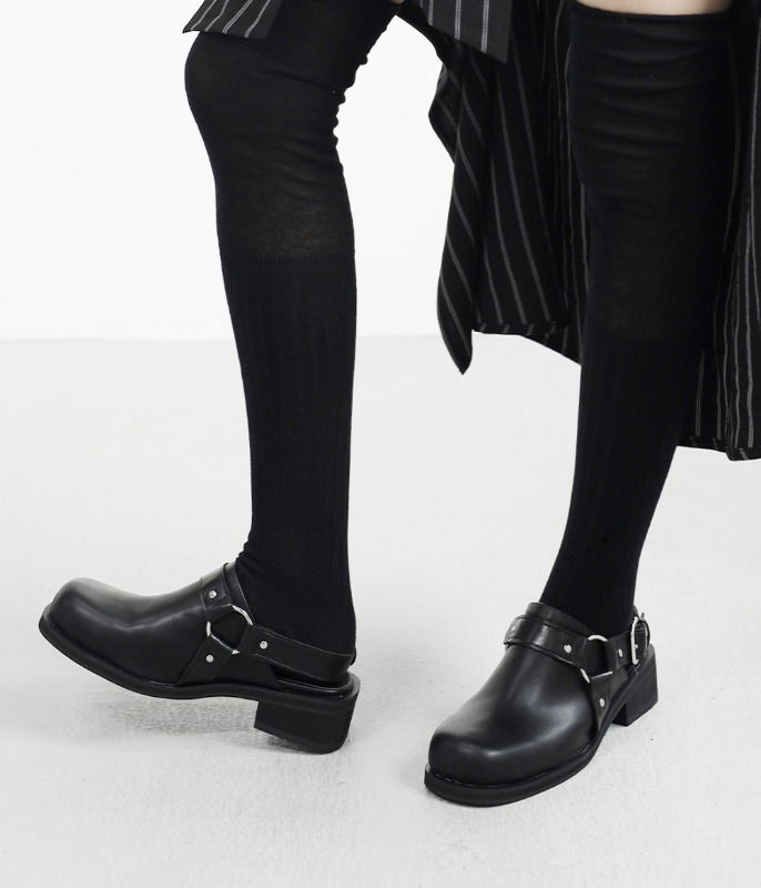 Elin Belt Slingback Loafers