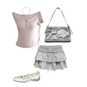Style,dot,polkadot,kpop,skirt,ruffle,pink,ribbon,summer,ootd,feminine 코디