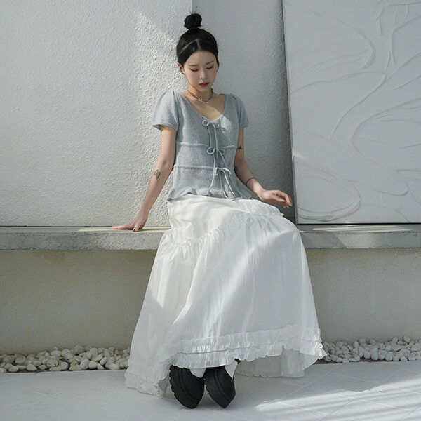Soeni Frill Long Skirt