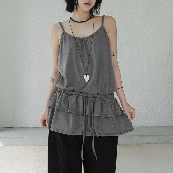 슈니아 레이어드 프릴원피스