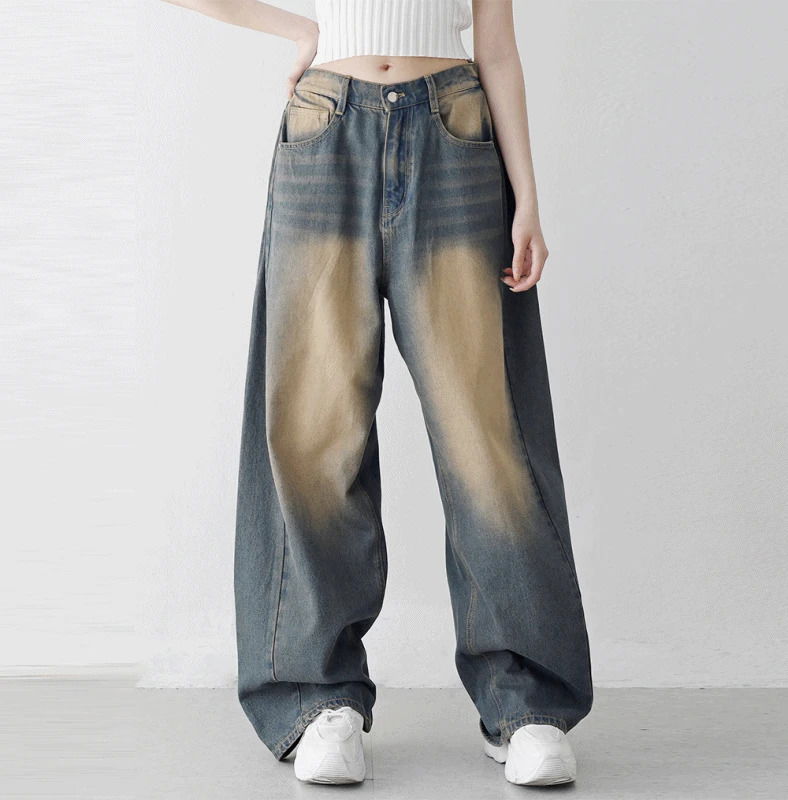 【NONCODE】Tella Pintuck Washing Pants NONCODE - Tella Pintuck Faded Pants - Codibook.