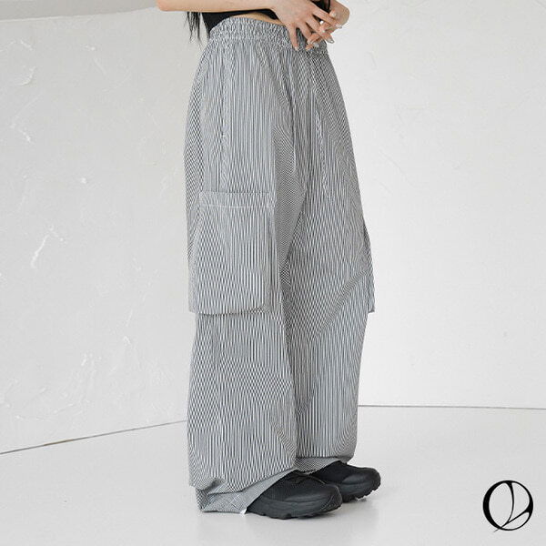 Woodin striped cargo pants
