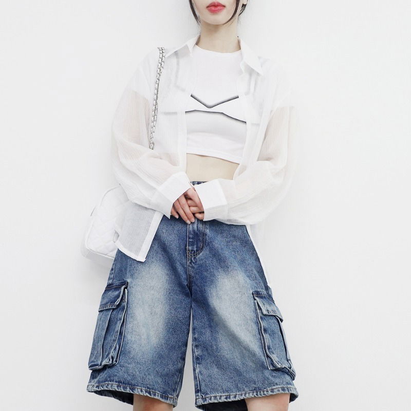 Brinen see-through shirt
