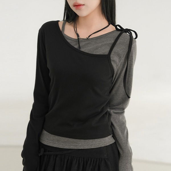 フォーヒレイヤードTシャツ