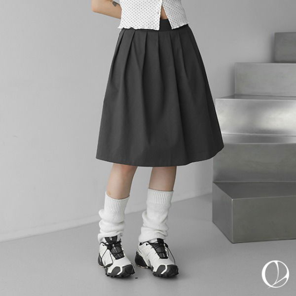 Limit pleated midi skirt